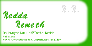 nedda nemeth business card